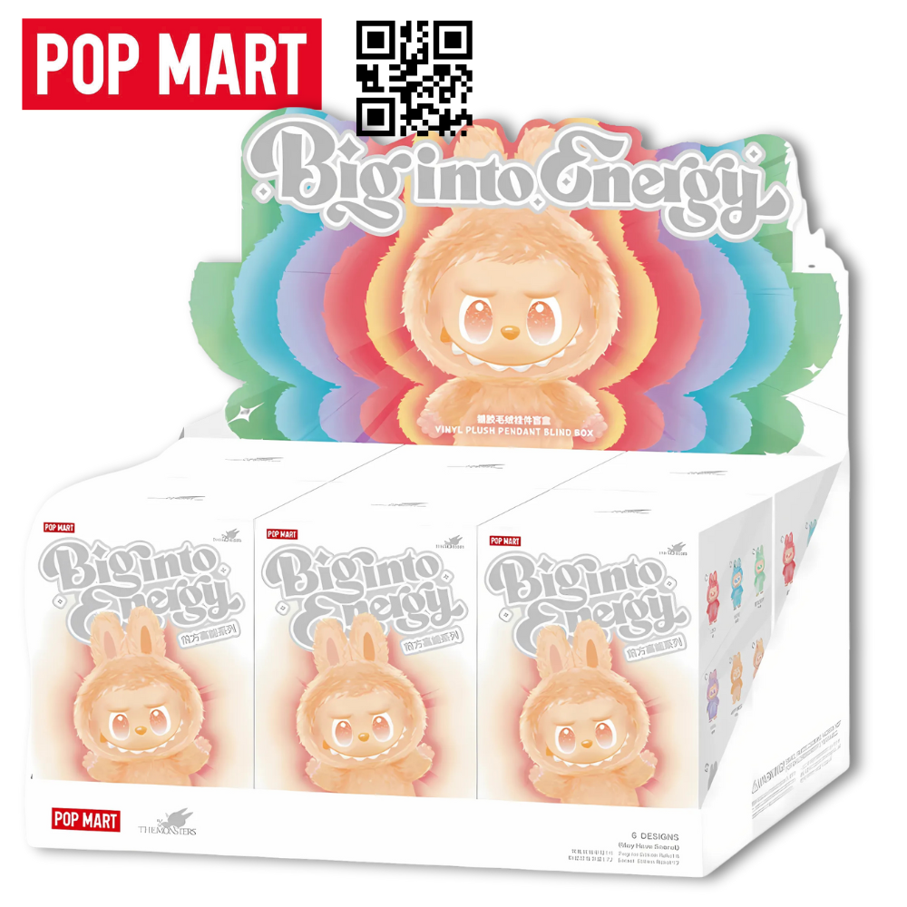 Labubu - Authentique Pop Mart Collection V3 "Big Into Energy "